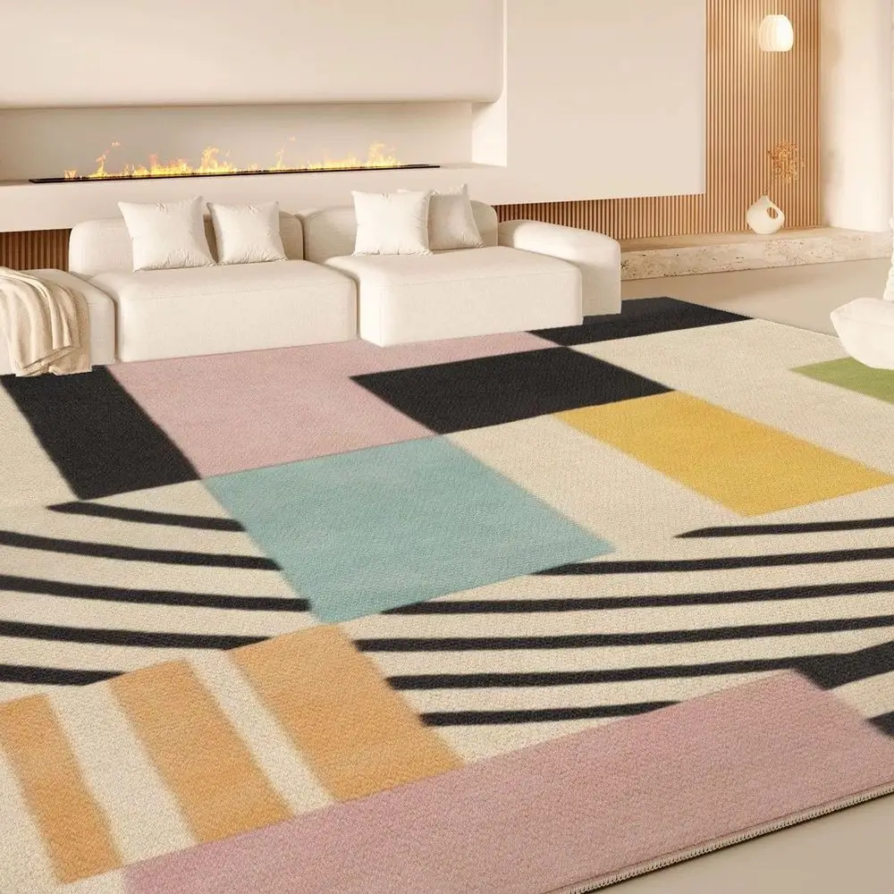 

VIKAMA Loop - Pile Material Mat Usable in Both Living Room and by Bedside, with Tough Texture, Good Waterproof and Breathable Pr