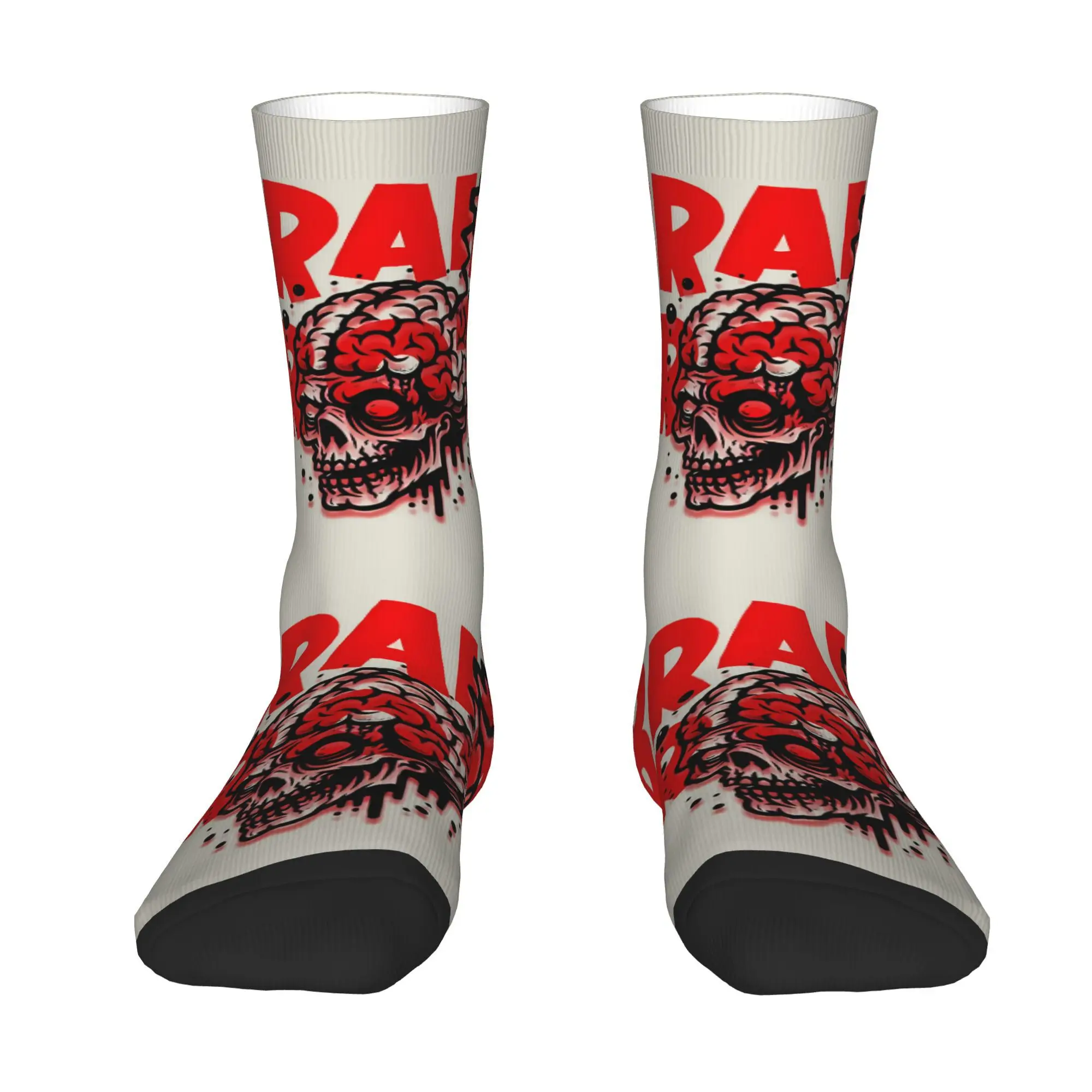 Kaus Kaki Brainrot Busuk Otak Fashion Poliester Pria Cetak