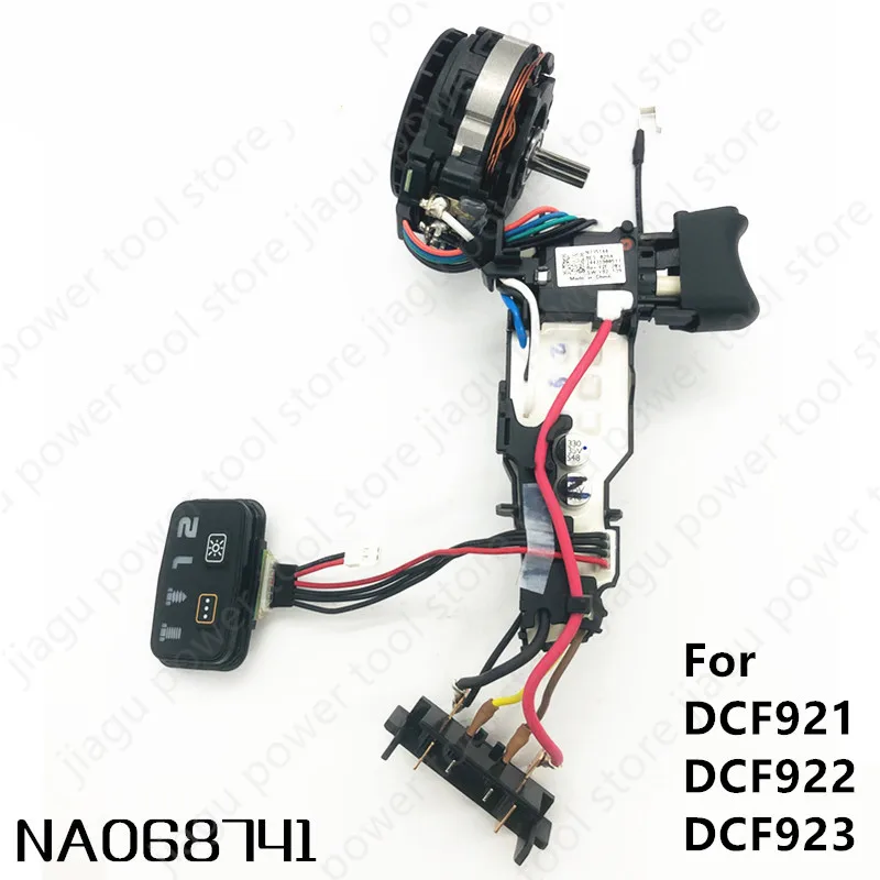 

Switch Motor Assembly Module NA068741 Replace For Dewalt DCF921GP2 DCF921/E1 DCF922 DCF922NT DCF922M2 DCF922P2 DCF923/GP2/E1/B