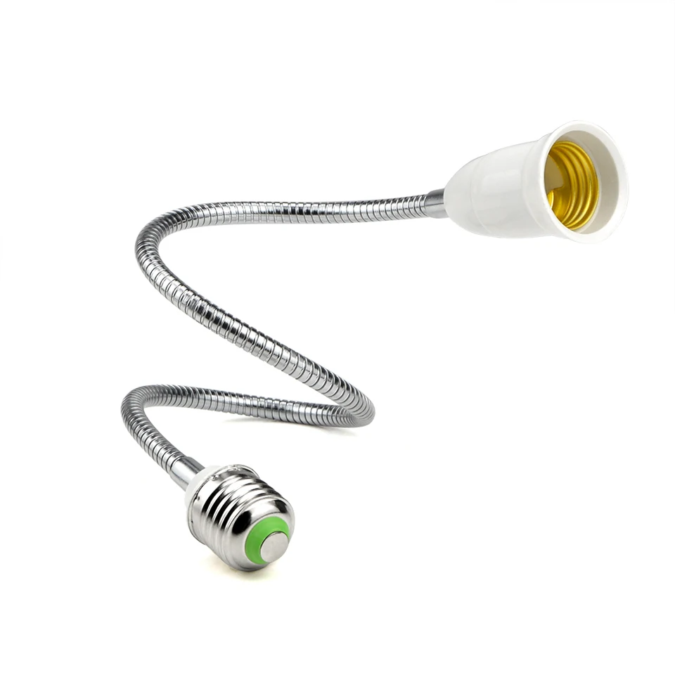 20/30/40/50/60cm E27 to E27 Base LED Lamp Holder Extension Adapter Converter Screw Socket Extender Light Bulb Holder, image 5