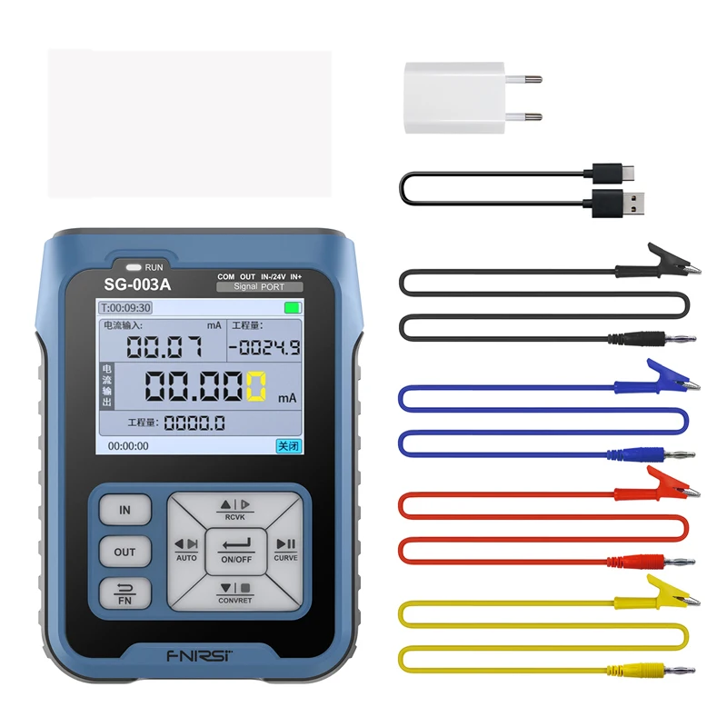 FNIRSI SG-003 Multifunctional PWM Signal Generator 4-20mA Voltage Flow Analog Process Calibration Instrument