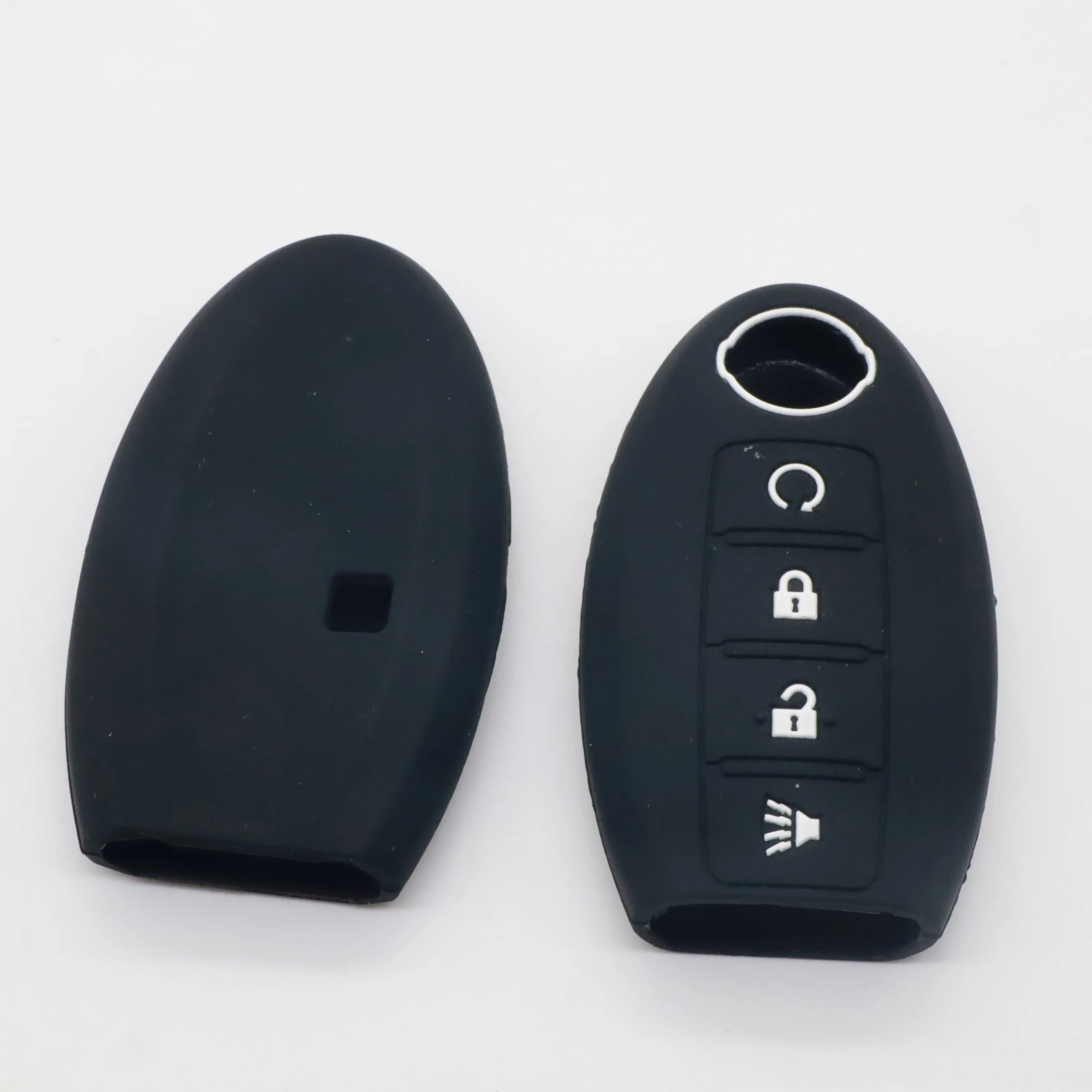 4 Buttons Remote Car Key Cover Case 4b Silicone For Nissan Qashqai Micra For Nissan Teana X-Trail Qashqai Livina Sylphy Tiida