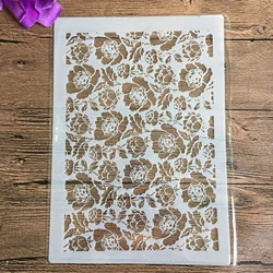 A4 29 * 21cm Mandala flower DIY Stencils Wall Painting Scrapbook Coloring Embossing Album Decorative Paper Card Template,wall