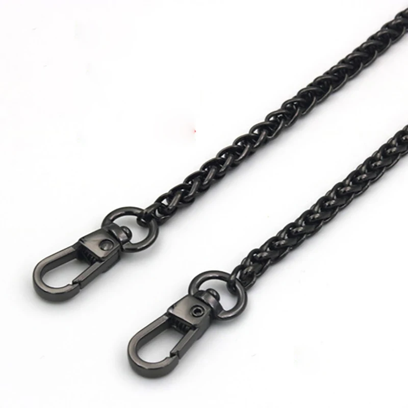 Steel Bag Chain - 5mm Gold, Silver, Gun Black, Brushed Bronze Shoulder Crossbody Bag Chain Strap for Small Bag, Clutch