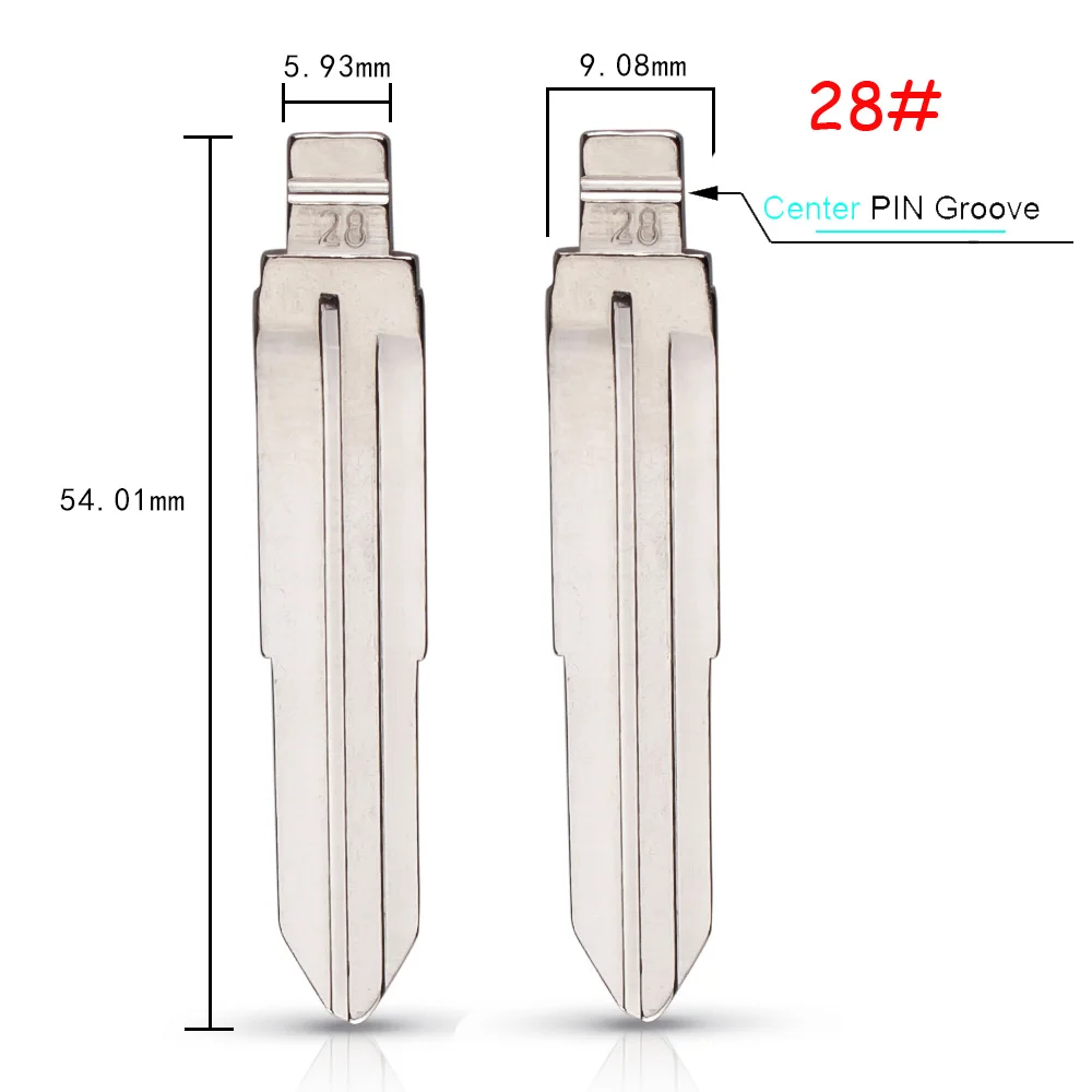 KEYYOU 10 قطعة لشركة هيونداي توكسون أكسنت جيتز ماتري سوناتا سانتا في كيا المعادن مفتاح السيارة شفرة 08 #15 #28 #29 #36 #50 #97 #33 #34 # #3