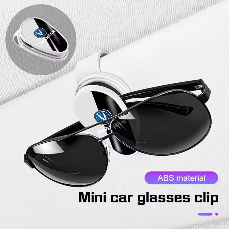 Car Visor Sunglasses Glasses Clip Eyeglasses Holder Storage Accessories For Changan CS35 CS55 CS75 CS85 CX70 EADO UNI-T UNIV