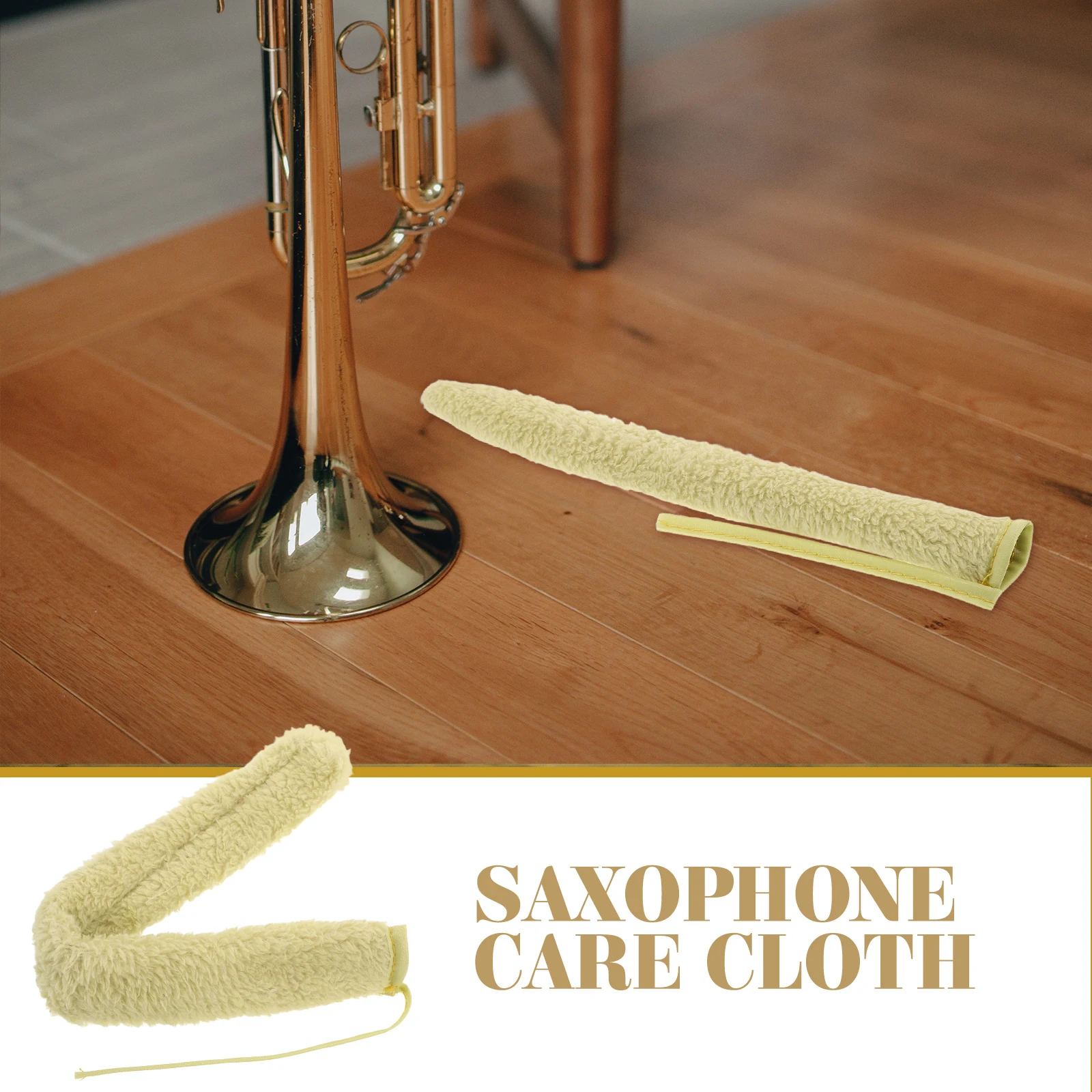 

Wind Instrument Cleaning Cloth Clarinet Accessories Flute Tool Fabric for Inner Cavity Cleaner Light Green Swab