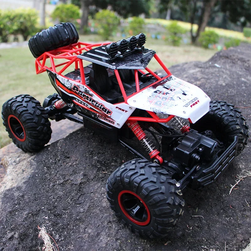 1:12 / 1:16 samochód 4WD RC ze światłami Led 2.4G Radio samochody zdalnie sterowane Buggy Off-Road zabawki-ciężarówki sterowania dla dzieci