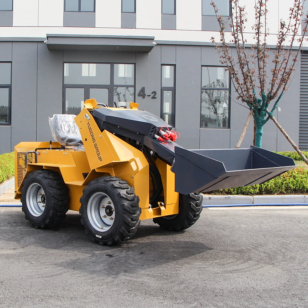 YG-S490 โรงงานปรับแต่ง Skid Steer Loader Fast การจัดส่ง Hydraulic Skid Steer Loaders ราคาถูก Mini Wheel Loader สําหรับขาย