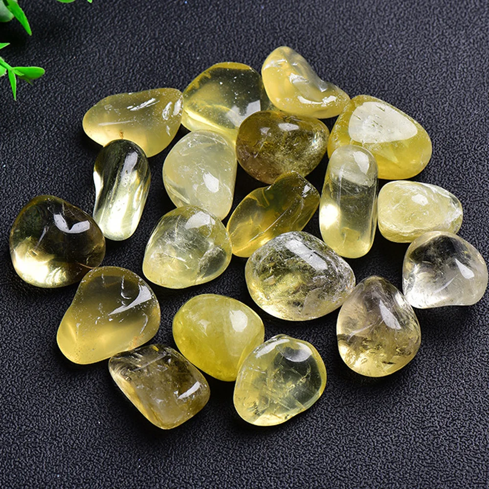 Irregular Natural Citrine Tumbled Stone Chakra Healing Crystals Reiki Meditation Witchcraft Ornament Fortune Lucky Home Decor