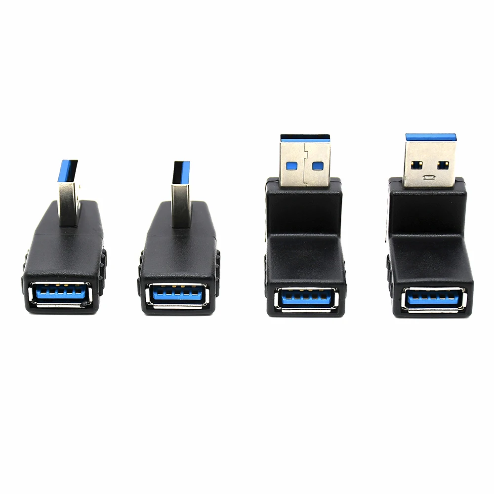 Usb 3.0 Man-vrouw Extension Adapter 90 Graden Hoek