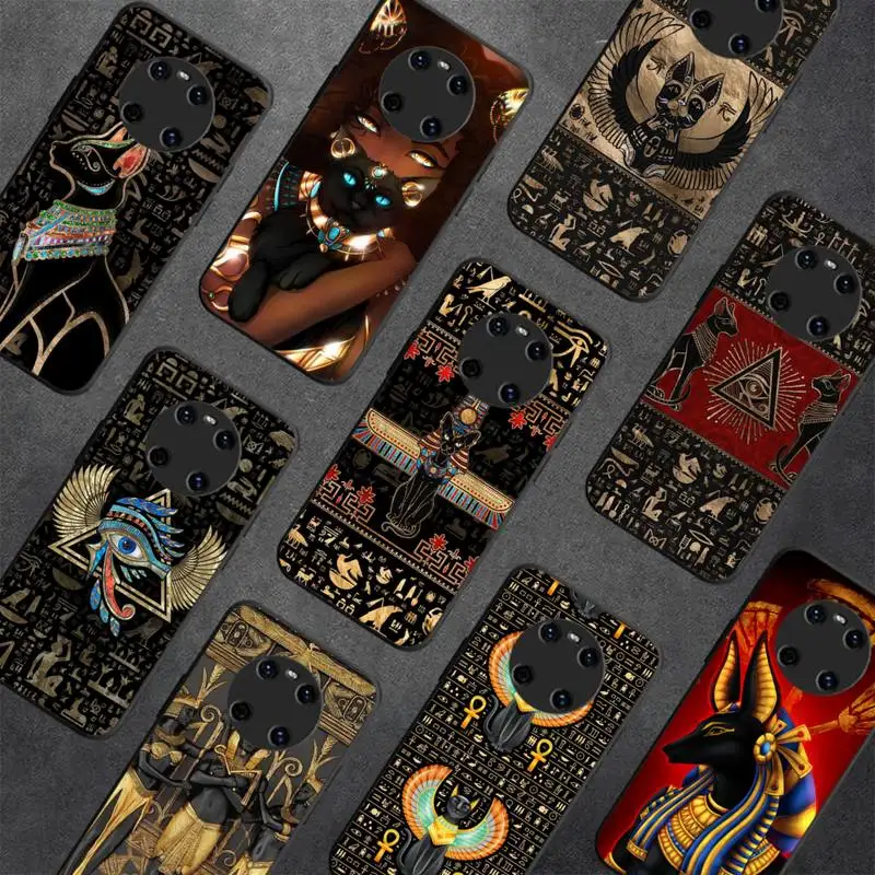 Ancient Egypt cat eye Phone Case for Samsung A51 A30s A52 A71 A12 for Huawei Honor 10i for OPPO vivo Y11 cover