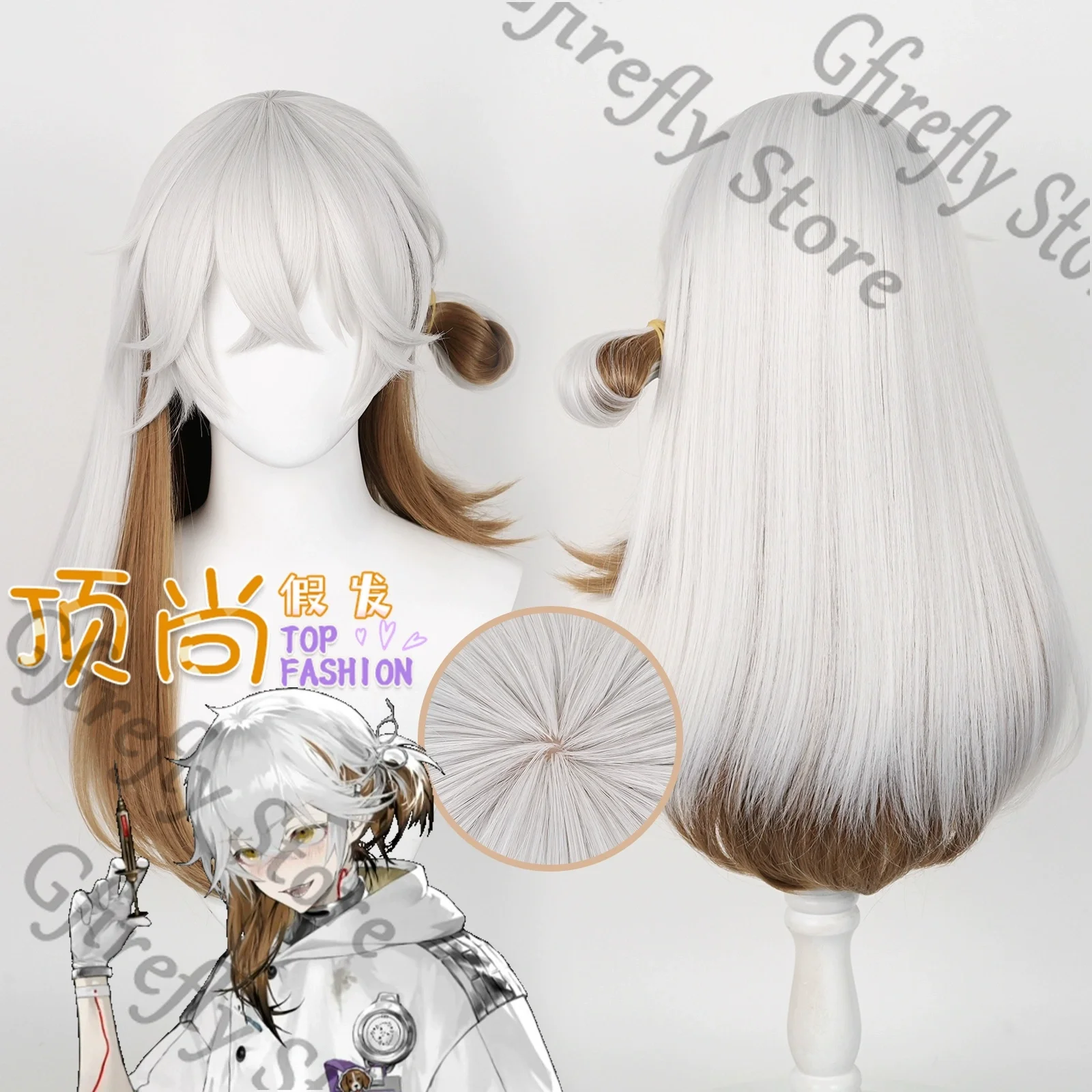 

Anime Reverse:1999 Medicine Pocket Wig Headdress Comic-con Cosplay Costumes Periwig Carnival Hallowmas Simulated scalp Hairpiece