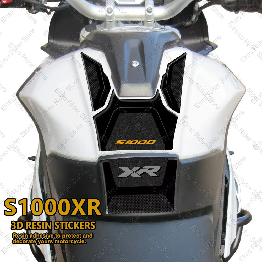 

Для BMW S 1000 XR 2015-2018 мотоциклетная наклейка на топливный бак, водонепроницаемая, устойчивая к царапинам, 3D защитная наклейка из смолы
