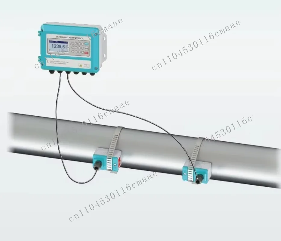 High Quality DN15-6000 Wall Mounted Flow Sensor Instrument Water Flow Meter Multi-Channel Fluid Modbus Ultrasonic Flow Meter