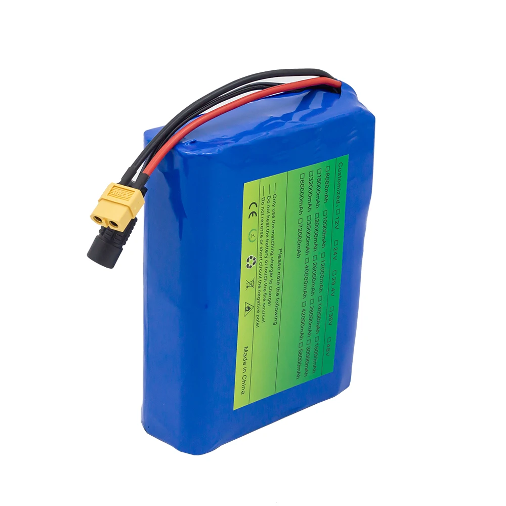 21700 lithium battery 36V 10S2P 10000mAH 500W 42V 10.0Ah high -power battery pack, used for Electric pedal BMS + 42V 2A charger