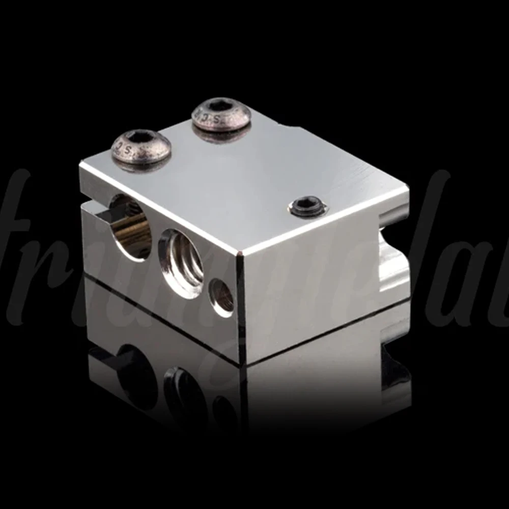 Trianglelab PT100 Volcano Plated Copper Heat Block For Volcano Hotend 3D Printer Heate Block For DDB Extruder