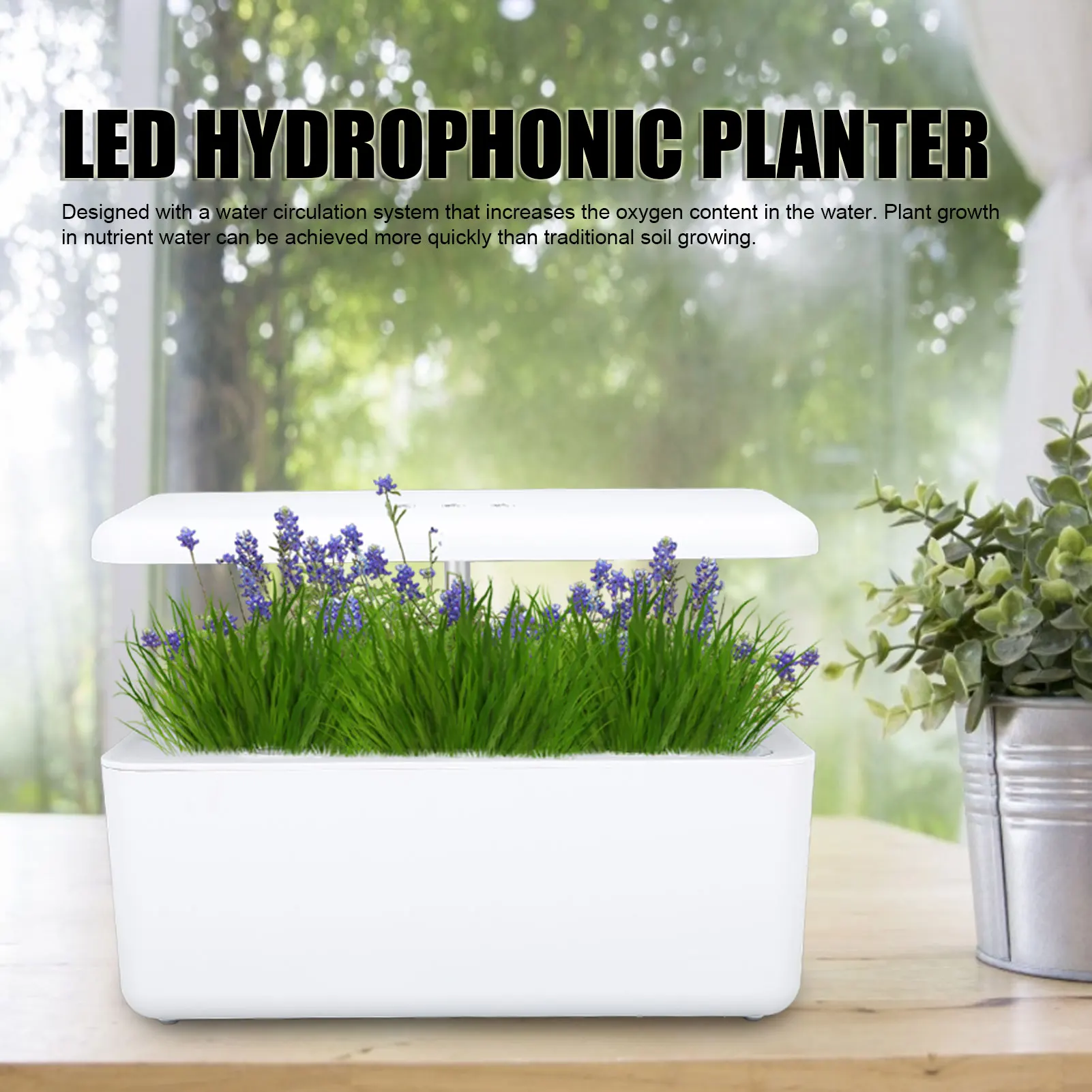 

Hydroponics Growing System 3 Modes LED Hydrophonic Planter for Indoor Garden