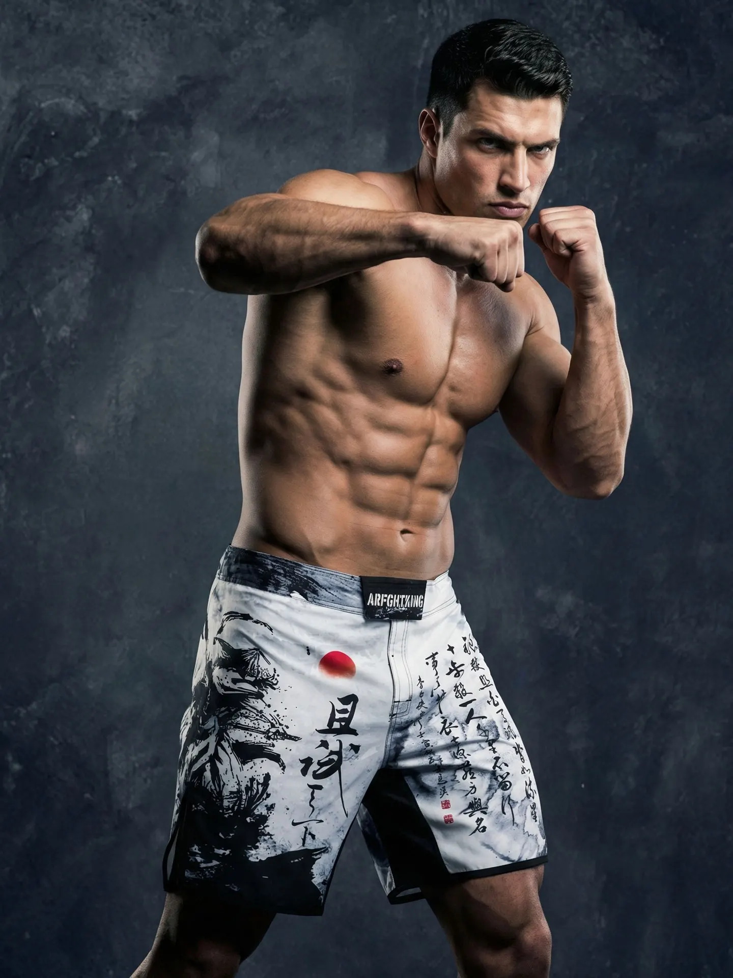 Professional Mens Muay Thai Boxing Shorts MMA Martial Arts Fight Train Wear‑resistant Quick‑dry Breathable Gym Athletic Shorts
