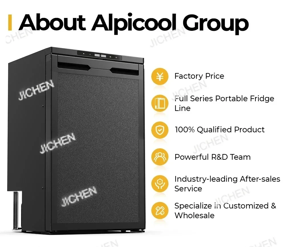 Электрический охладитель CR40, компрессорный холодильник для автомобиля, 12 В, автомобильный холодильник, автомобильный домашний портативный холодильник двойного назначения с морозильной камерой