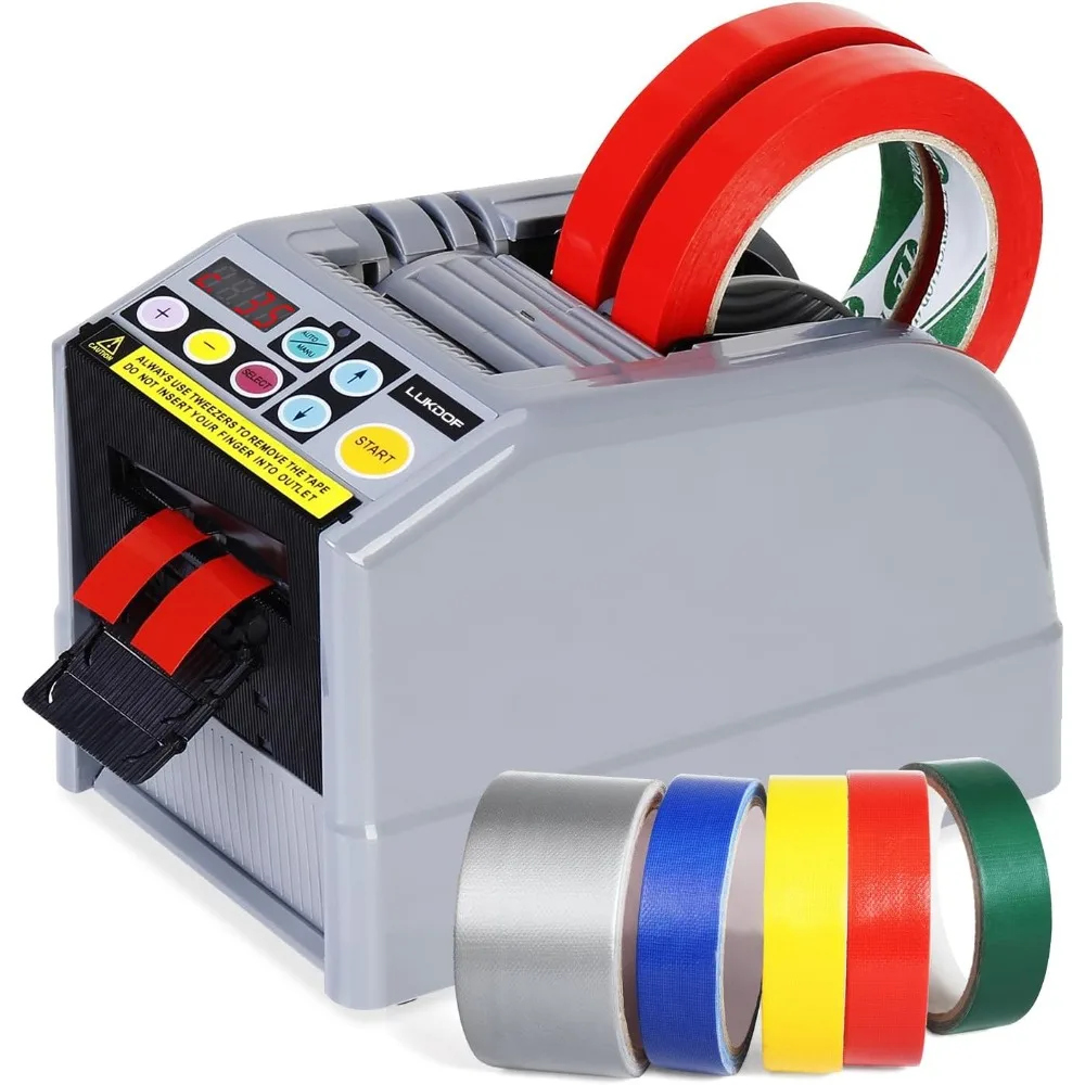 

Automatic Tape Dispenser, Electric Tape Cutting Machine, Upgraded Ribbon Cutting Machine with Manual