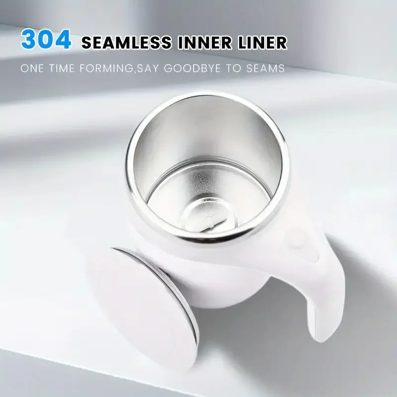 1 قطعة كوب قهوة ذاتي التحريك - كوب خلاط قهوة من الفولاذ المقاوم للصدأ، سهل المزج واستمتع بمشروبات ناعمة. #5