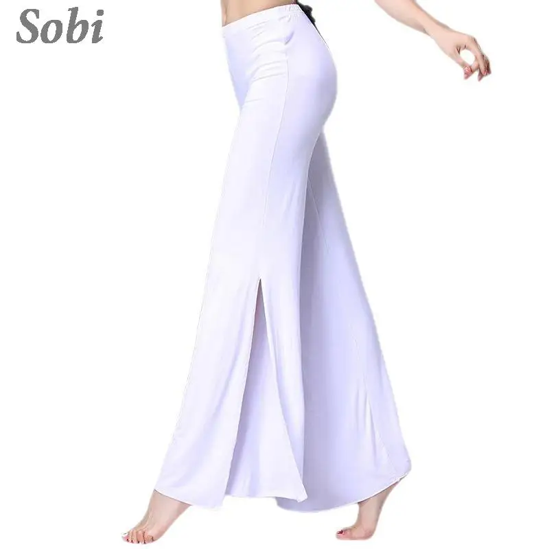 Pantalones de danza del vientre para mujer, traje elegante Oriental, pantalones de práctica de danza del vientre, ropa de rendimiento, Sexy, Modal,