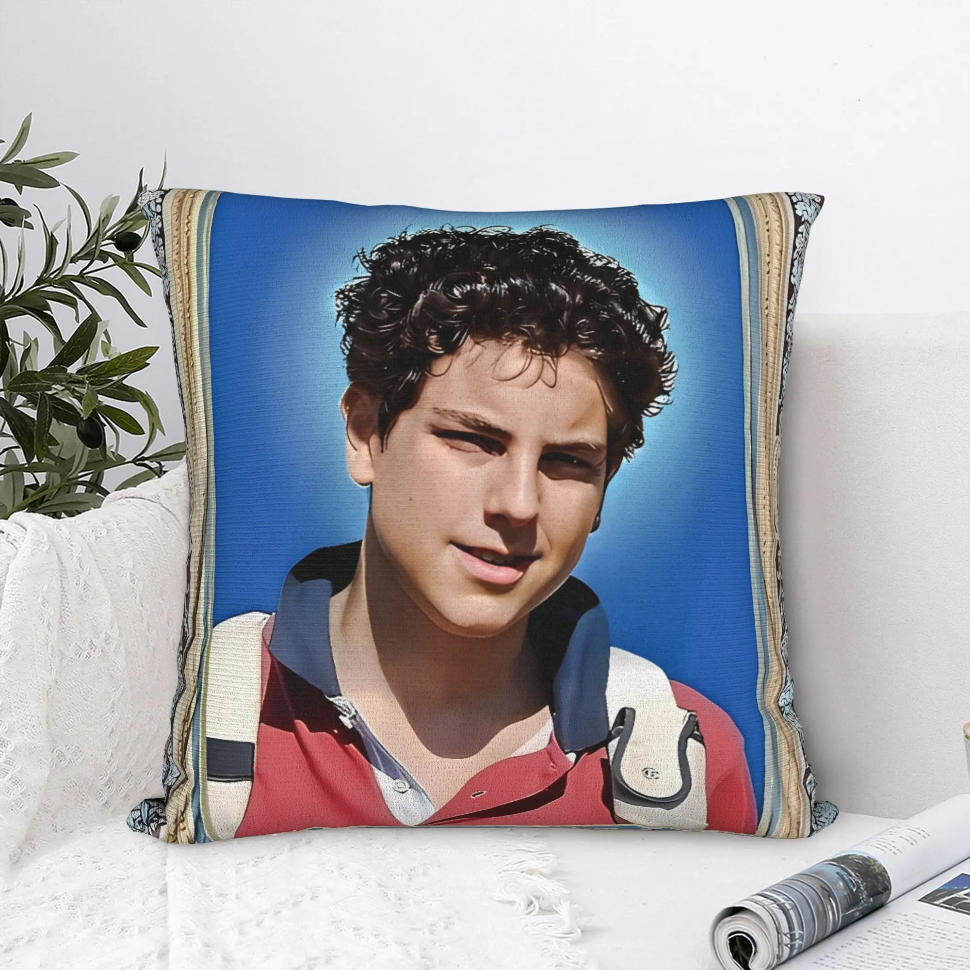 Saint Carlo Acutis Santo Carlo Acutis Pillow Case  Design Pillow Cover Funny Cushion Cover For Wedding Party Home Decor