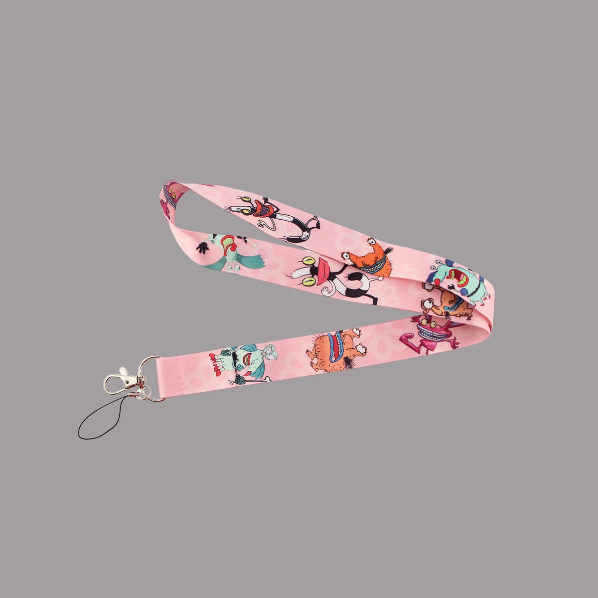 

Cartoon Monster Lanyards for Keys Neck Strap For Card Badge Gym Keychain Key Holder Hang Rope Keyring Accessories