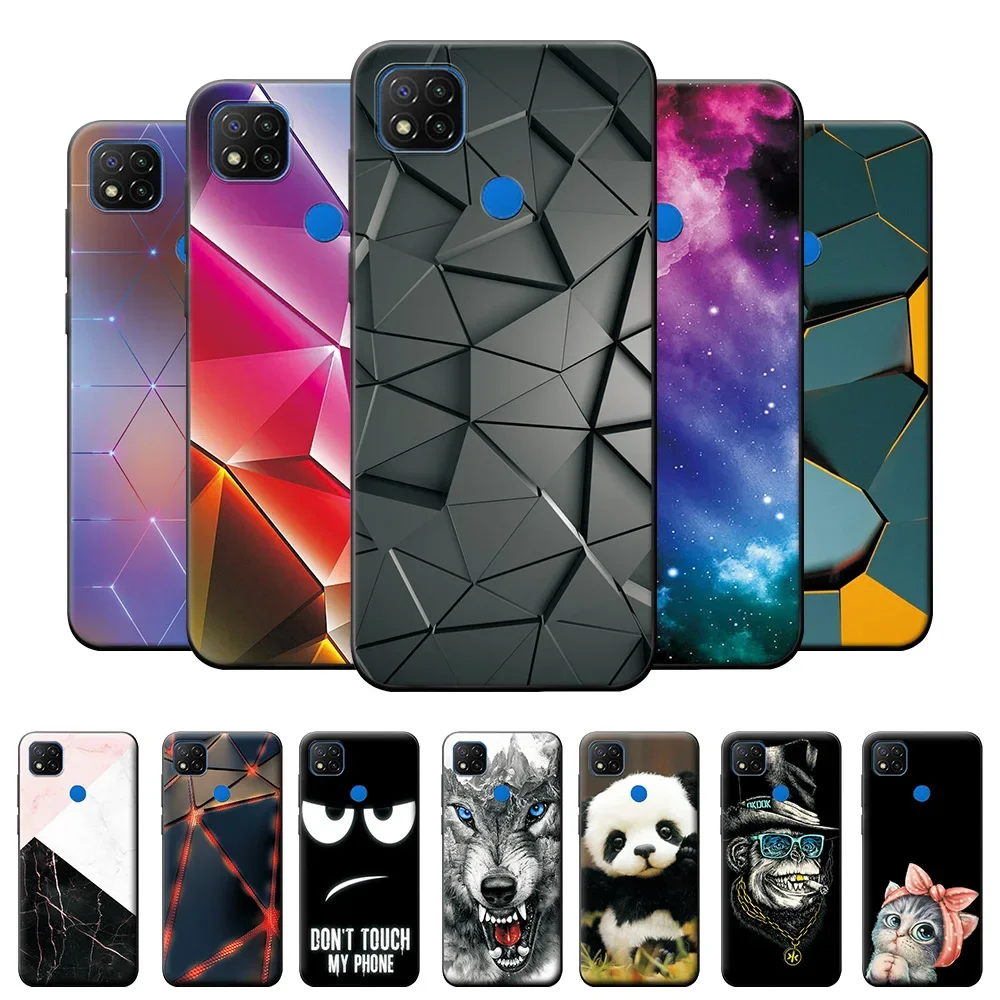 For Redmi 9C NFC Case For Xiaomi Redmi 9C 9 C NFC Soft Silicone Back Cover Case  Redmi 9C NFC 2020 9A Cute Cat Phone Back Cover