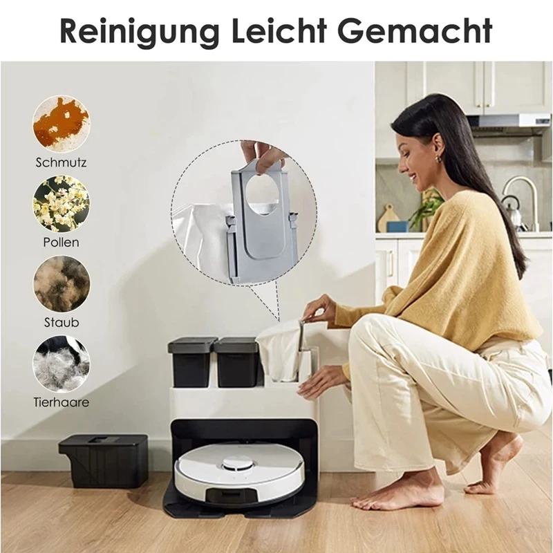 Accessory Set For Roborock S7 Maxv Ultra / S7 Pro Ultra,Dust Bags, Robot Vacuum Cleaner Accessories