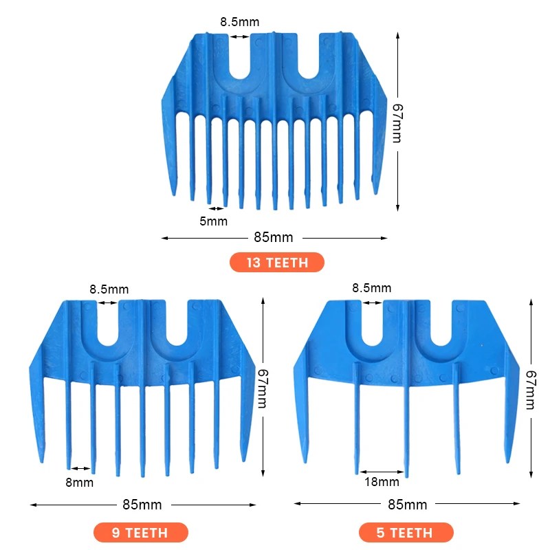 5Teeth/9teeth/13teeth Sheep Clipper Blade Attachment Comb Can Fit Oster,Heiniger and GTS Etc