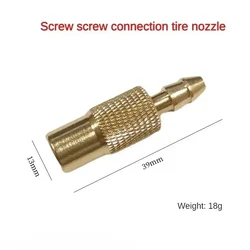 Auto Air Pump Chuck Clip Portable Brass Inflatable Clamp Connector Adapter Car Truck Tyre Tire Inflator Valve Connector Tools