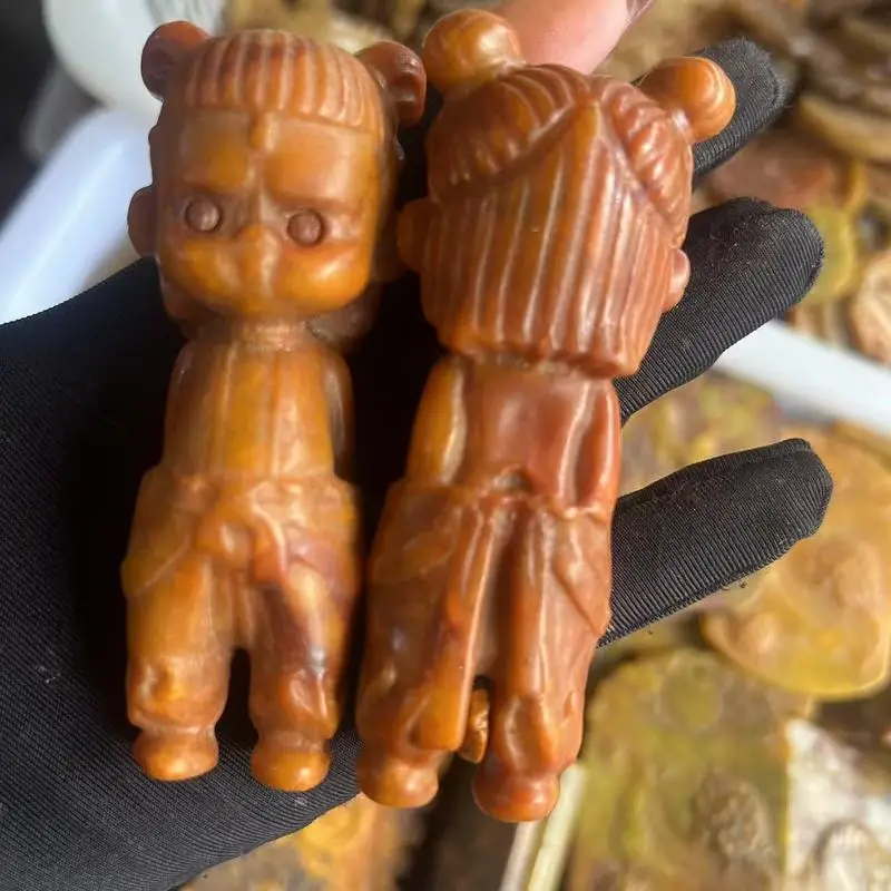 Antique- Xiu Jade Nezha Pendant, Handheld Ornament, Handicraft With A Retro Ethnic Style