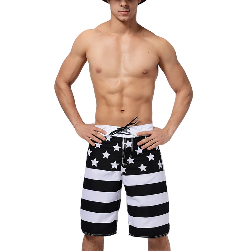 

Mens Summer Swimming Trunks Quick Dry Swimwear Beach Board Shorts for Man Casual Swimsuits Beachwear Sport Surf Running Shorts