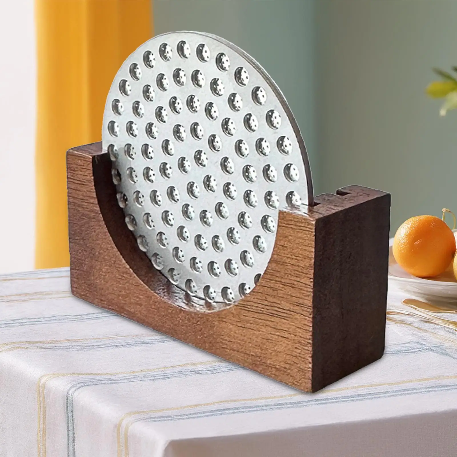Reusable Coffee Filter Stand for Shower Screen Holder Wooden Puck Screen Storage Espresso Machine Accessories 51