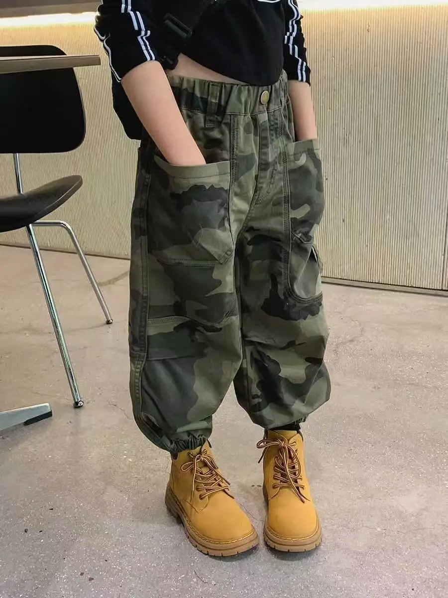 

Kids Hip Hop Costumes Dancewear for Girls Camouflage Pants Outfits Dancing Clothes Jazz Street Dance Wear Hoddies 2025 New