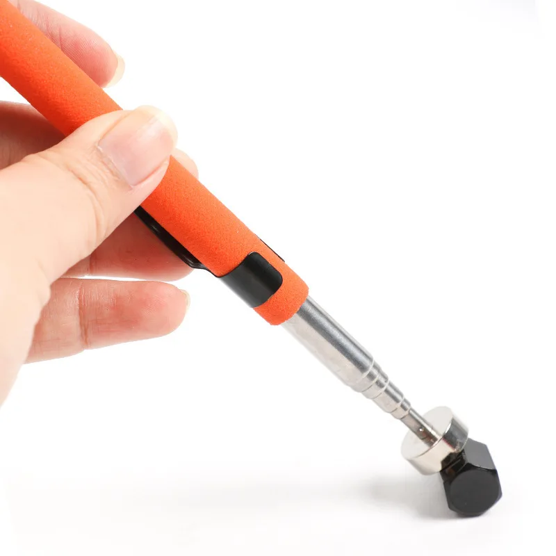 Magnetic Retractable Pickup Suction Iron Rod Portable Multifunctional Extractor Pen Clip Automotive Repair Tools