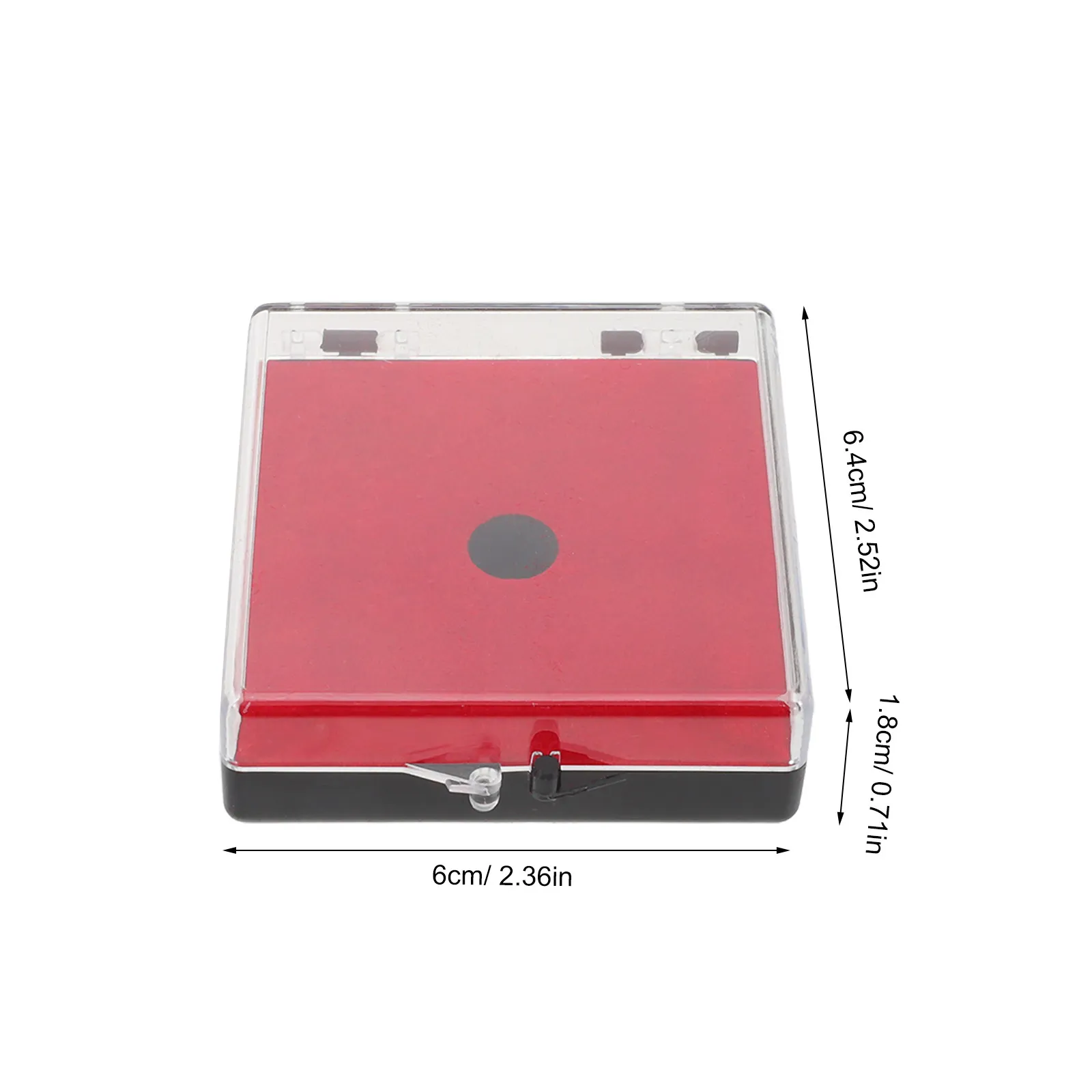 12Pcs Transparent Coin Collection Boxes Shockproof Storage Case Red Sponge Insert Compact Coin Holder Commemorative Currency