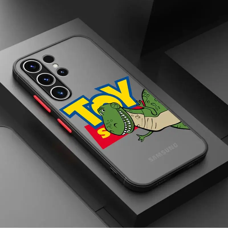 Toy Story Three-eyed Monster phone cases for Samsung Galaxy A24 case A33 A52s A12 5G A22 A53 A32 A13 A14 A72 Luxury Matte Cover