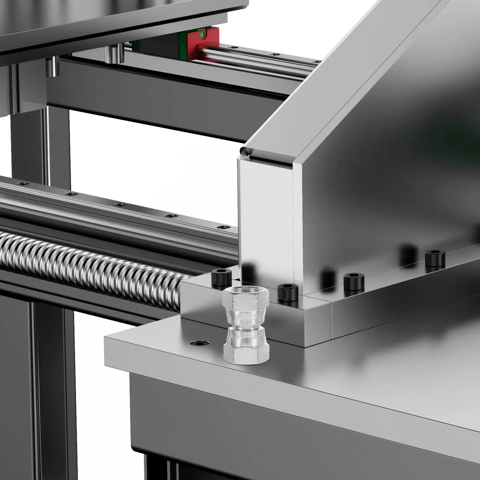 2 Stück hydraulischer Buchse auf Buchse Schwenkadapter 3/8 Zoll BSP Edelstahl für Luftkompressor Industriegeräte High Flow