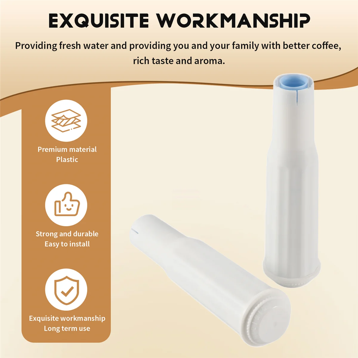 EQAZ-3PCS para Jura Impressa Z5 Z6 E9 J5 F60 S7 S9 Reemplazar el filtro de agua