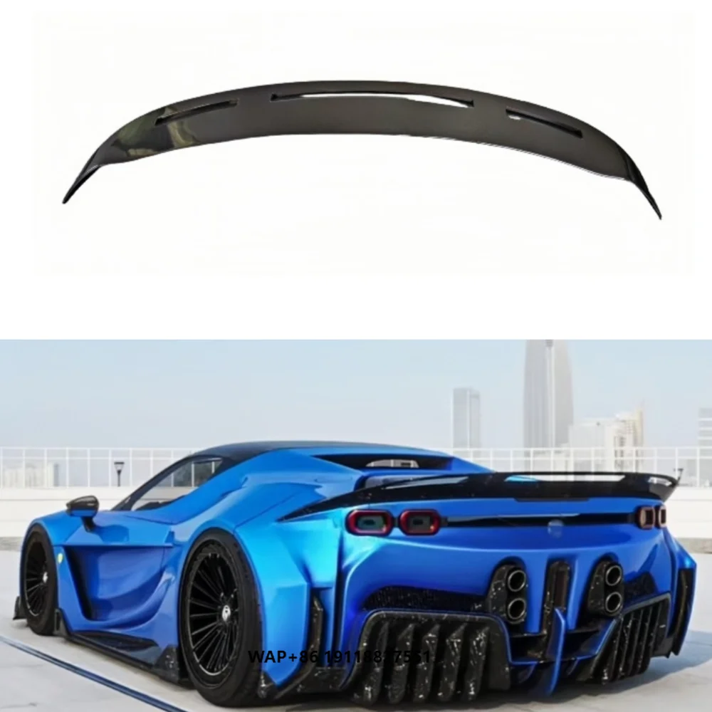 

Automotive Body Parts Modification OEM Style Dry Carbon Fiber Rear Spoiler Pressure Wing Suitable for SF90