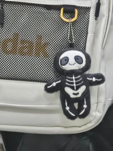 1/2pcs Halloween Funny Skull Mummy Plush Toy Creative Stuffed Doll Keychain Bag Pendant Key Hanging Decor Fun Holiday Gifts photo review