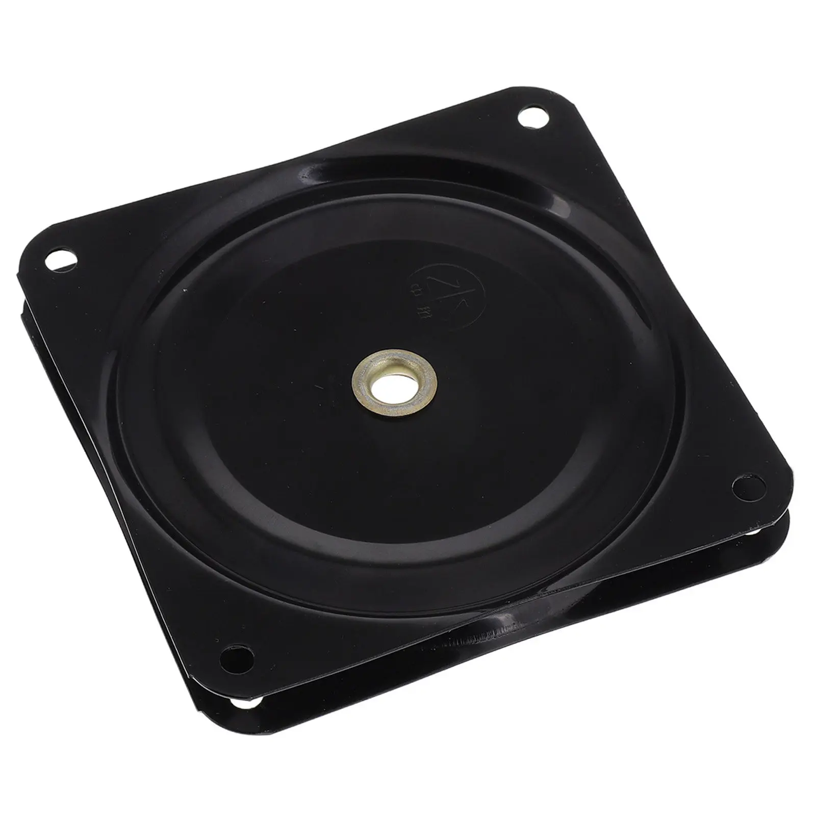 Adjustable Swivel Base for Chairs Tables Bookshelves Heavy Duty Black Ball Bearing Hardware Smooth Rotation Functionality