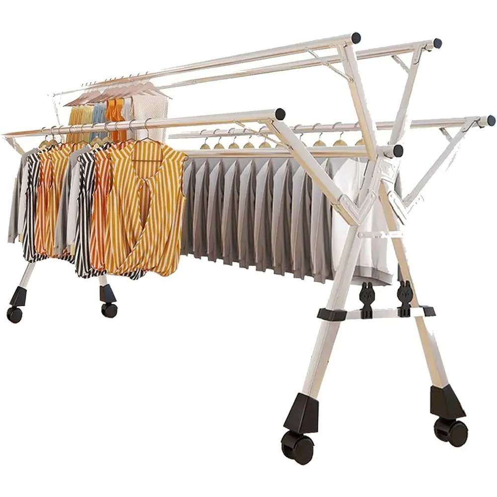 

Портативная складная сушилка для одежды - подставка для белья из нержавеющей стали для дома и улицы