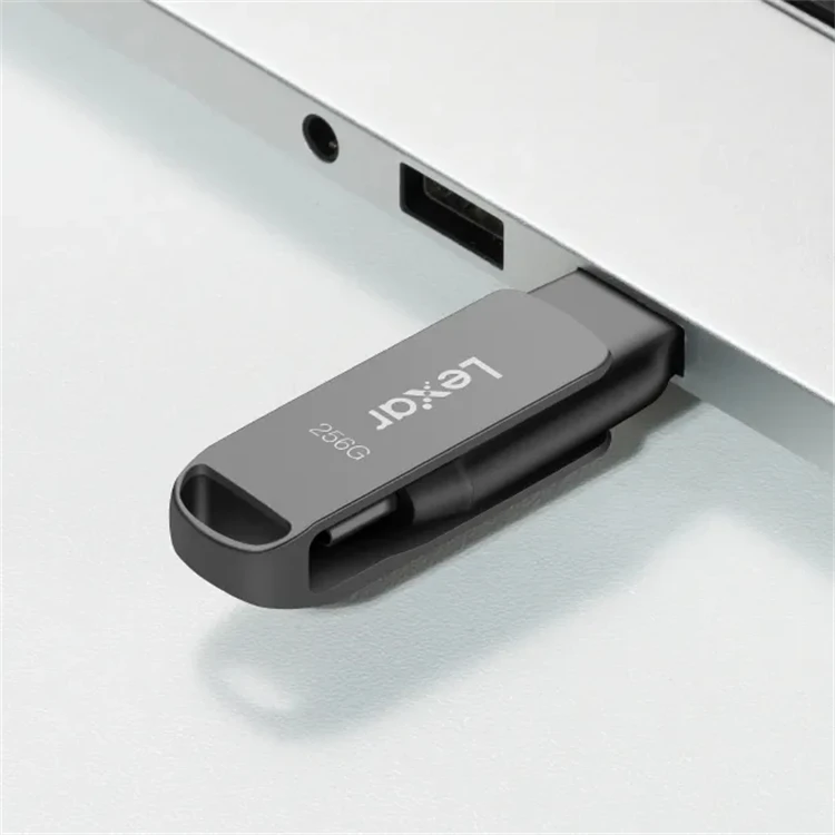 Lexar Metal Dual Pen Drive USB 3.2 i Type-C Flash Drive D400 32GB 64GB 128GB 256GB Max 130Mb/s Dysk U do iPhone 15 Xiaomi — zdjęcie produktu 5