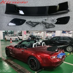리어 루프 GT 스포일러 윙 트렁크 립 부트 커버, MX5 NA NC Miata ND RX8 ABS 플라스틱 소재, 도색되지 않은 색상