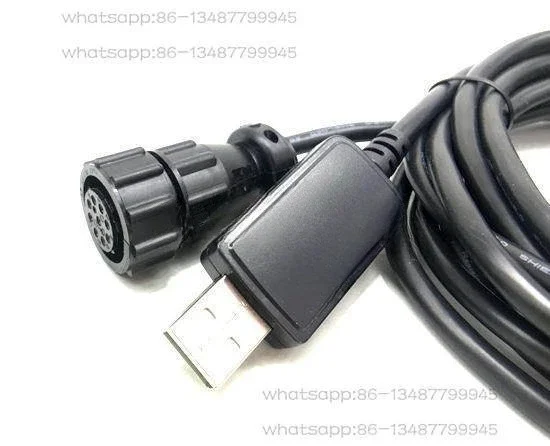 AIS Pilot Plug USB Data Cable, 3m Marine Pilot Interface USB Cable for Ship AIS Navigation System