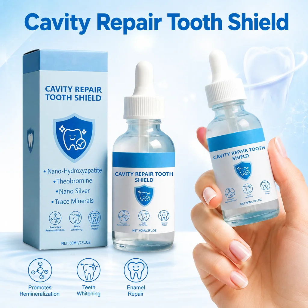 Nano Tooth Armor Liquid Enamel Repair & Cavity Defense Drops Relief Sensitivity Daily Oral Hygiene Care Gentle Teeth Treatment